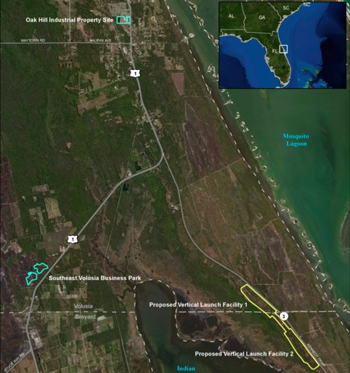 Shiloh Launch Complex map